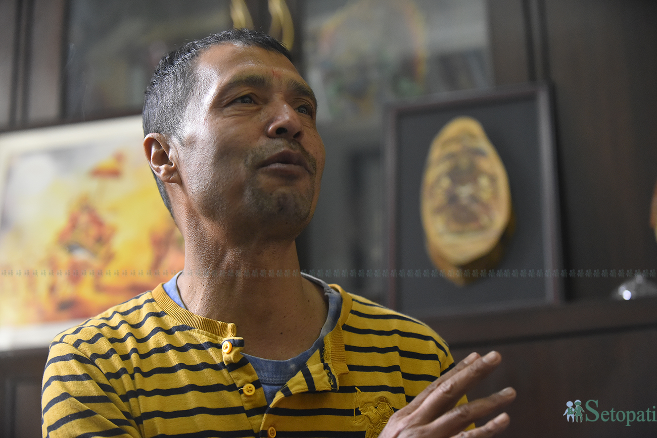 सुरेशकुमार द्य:ला। तस्बिर: निशा भण्डारी/सेतोपाटी